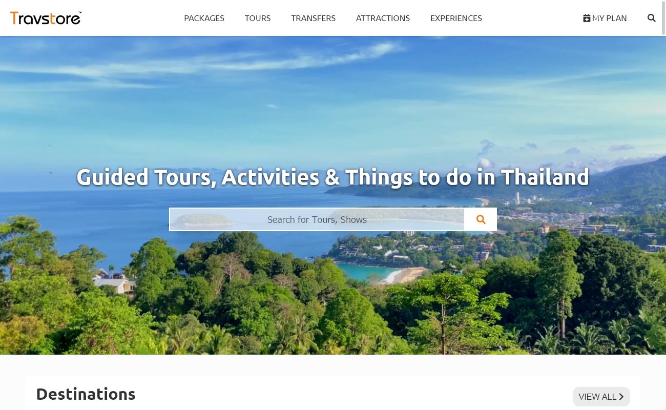 Travstore - Tours, Activities, Transfers in Thailand